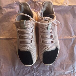 Adidas Women's Beige and Black Sneakers
